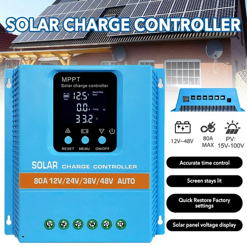 100a 80a 60a mppt solar - 80a,