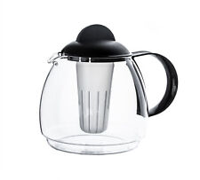 Boral Teekanne aus Glas mit Siebeinsatz Teesieb Filter Glaskanne Teekrug 1,8L
