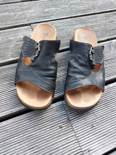 Pantolette think schwarz - pantolette,