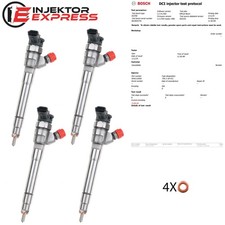 4x 0445110569 Bosch Einspritzdüse Injektor Fiat Opel Renault 1.6 dCi 166000804R