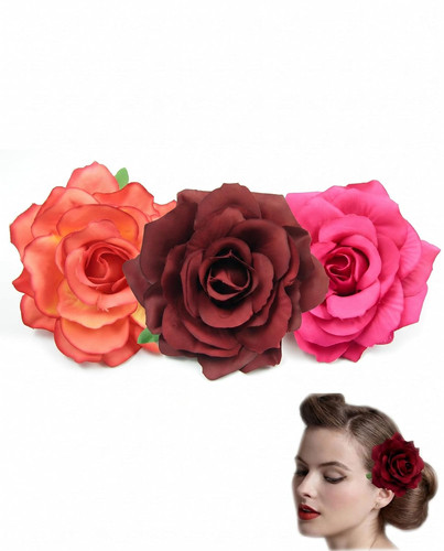 Rosen haarspangen set - rosen,