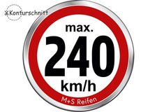 12 x Geschwindigkeitsaufkleber