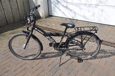 24" Zoll Jugendfahrrad Aluminium 3 Gang mit Rücktritt, schwarz matt Lehmkuhl