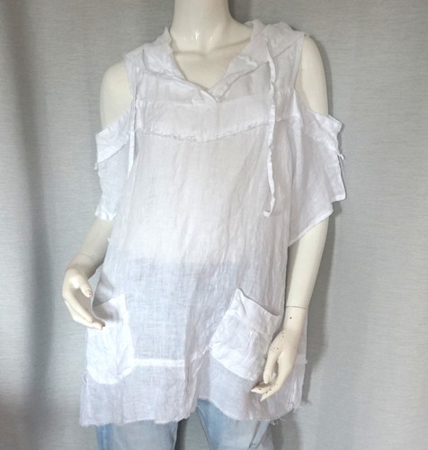 Oversized tunika leinen - oversized,