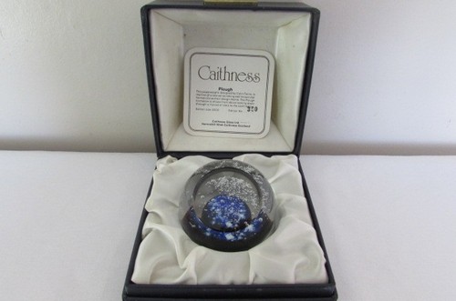 Caithness glas briefbeschwerer - caithness,
