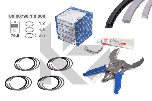 Kolbenringe reparatursatz - 4x,