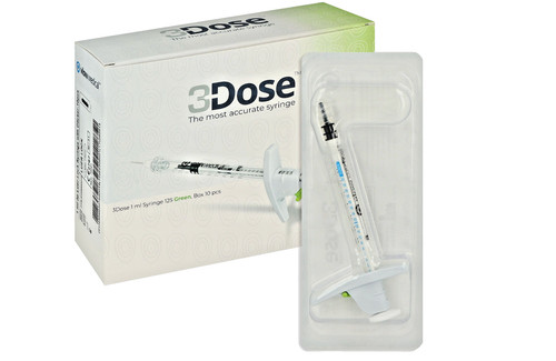 3dose green 1ml dosierspritze - 3dose,