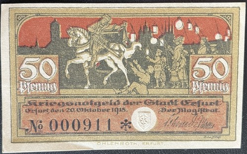 Pfennig erfurt 1918 - erfurt,