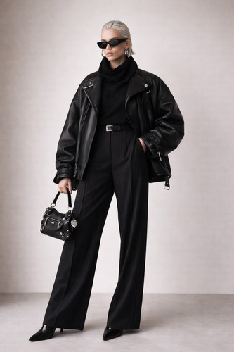 Vintage 90s marlenehose - vintage,