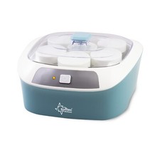 Joghurtbereiter Joghurt Maker Joghurtmaschine mit 6x 170 ml Behälter Glas