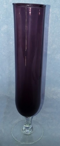 Glas vase lila - vase,