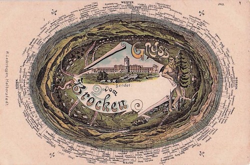 Lithographie brocken das - lithographie, brocken,