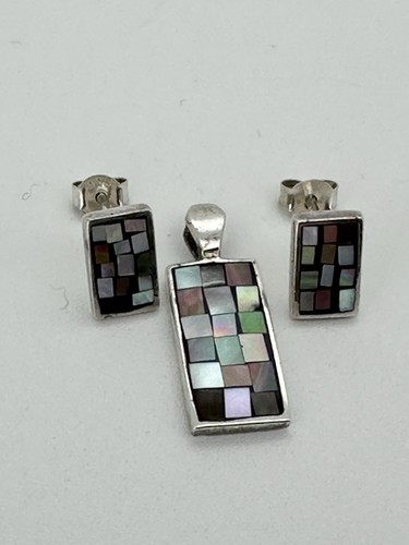 925 silber set - 925, abalone