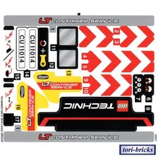 Lego Technik Aufkleber zum