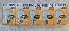 10 x Philips E27 15W matt
