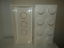 Lego Storage Brick weiß 8er