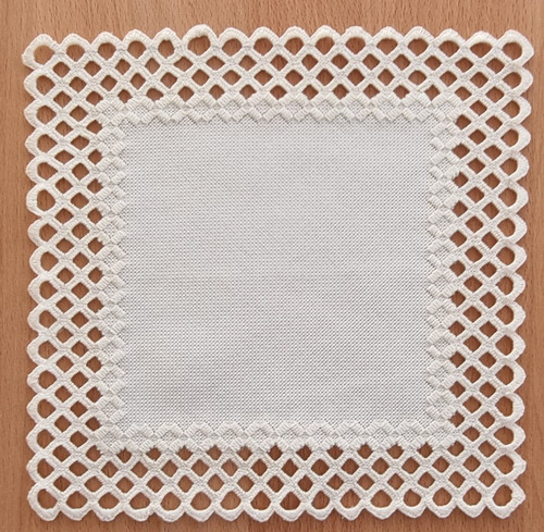 Hardanger deckchen handarbeit - deckchen,
