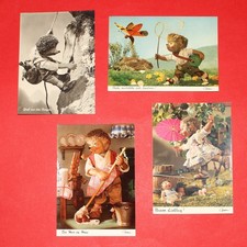 4 alte Mecki Postkarten nicht