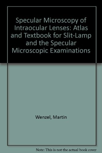 Specular microscopy - microscopy, of