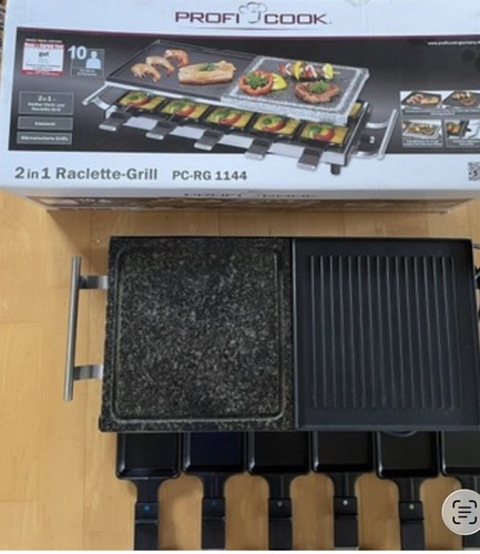 Raclette elektrogrill profi - raclette,