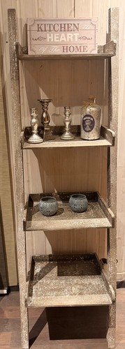 Leiterregal shabby look - leiterregal,