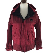 Haglöfs Windjacke Kapuzenjacke Regenjacke Jacke Rot 36 Skijacke Outdoor Wandern