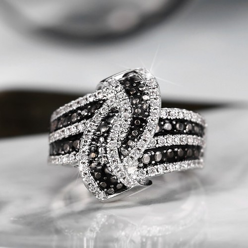 Ring silber mit zirkonia - ring,