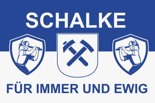 Fahne flagge schalke - fahne,