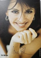 Iris Berben Autogrammkarte