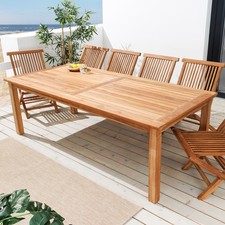 Massivholz gartentisch empire - gartentisch,