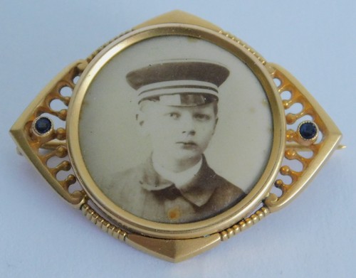 Jugendstil brosche fotobrosche - jugendstil,