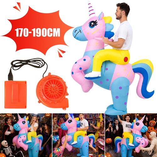 Aufblasbares einhorn kostüm - aufblasbares,