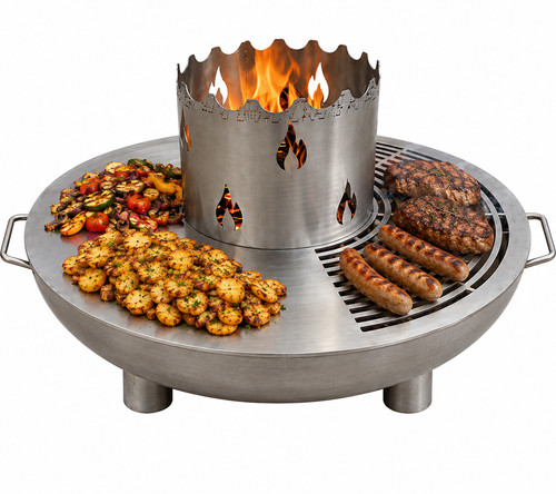 Grillplatte für feuerschale - grillplatte,