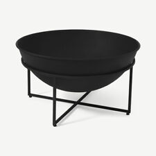 Josper Low Compact Metall Feuerstelle von Made.com in schwarz NEU