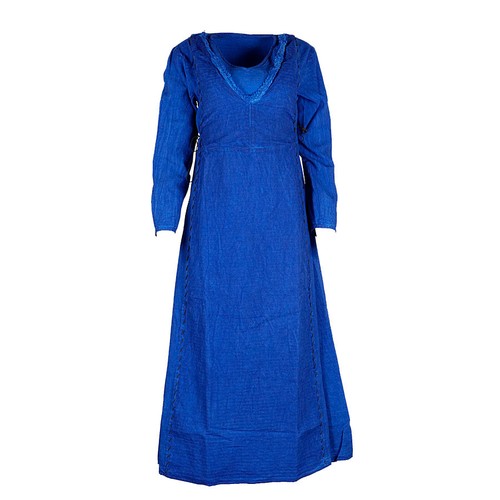 Mittelalterkleid lagertha blau - mittelalterkleid,