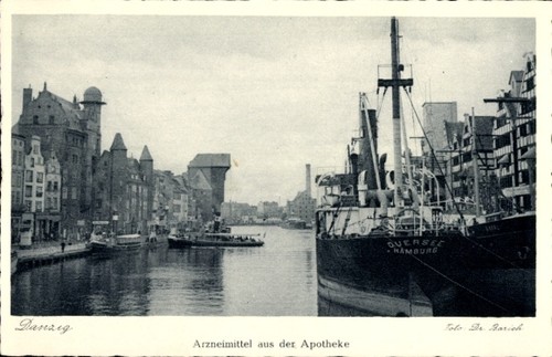 Gdańsk danzig hafen - ak, danzig,