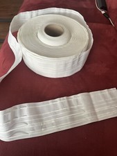 1m Faltenband Königsfalte 80mm  Gardinenband  Stegband Meterware NOS