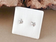 Ohrringe Ohrstecker 925 Sterling Silber Seestern Ø 5 mm Neu