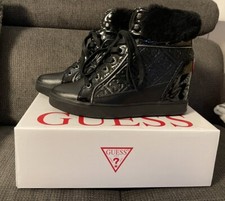 Guess Keilschuhe Schwarz Lack