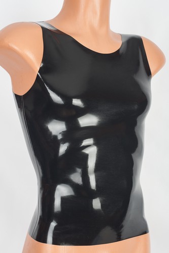 Latex herren top - herren, achselshirt