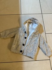 Strickjacke Babys Warm Gefüttert Winter Herbst Gr. 74 Top Zustand