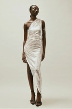H&M Studio Sequin one-shoulder