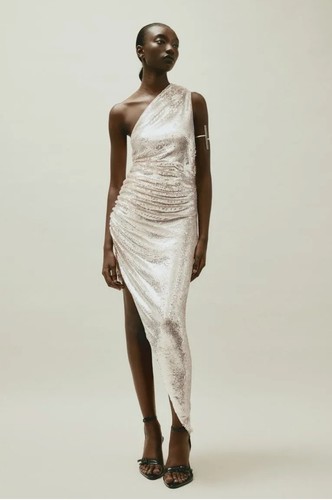 Studio sequin one shoulder - h&m,