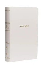 NKJV, Gift and Award Bible, Leather-Look, White, Red Letter Edition | Nelson