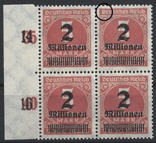 MiNr. 312A mit Plattenfehler