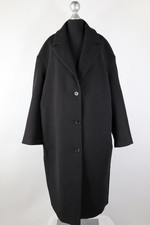 Schwarzer mantel - h&m,