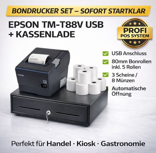 Usb kassen set bondrucker - usb,
