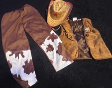 Cowboy Kostüm Gr 7 Jahre Hut Weste Hose Süß Sheriff