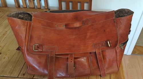 Große echtleder reisetasche - echtleder,