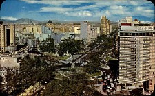 México Mexiko Color postcard ~1960/70 Teilansicht mit Hotel Plaza Vista Hermosa